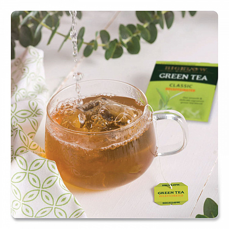 Decaffeinated Green Tea, Green Decaf, 0.34 lbs, 28/Box (10347)