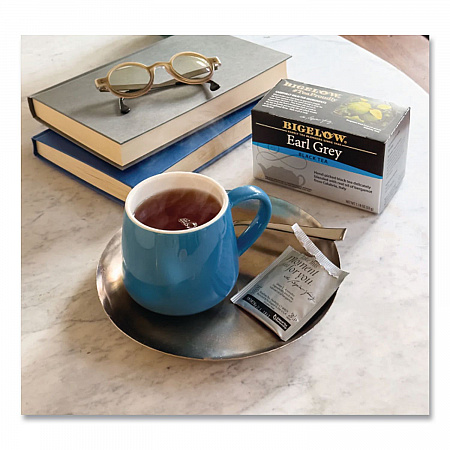 Single Flavor Tea Bags, Earl Grey Black Tea, 28/Box (10348)