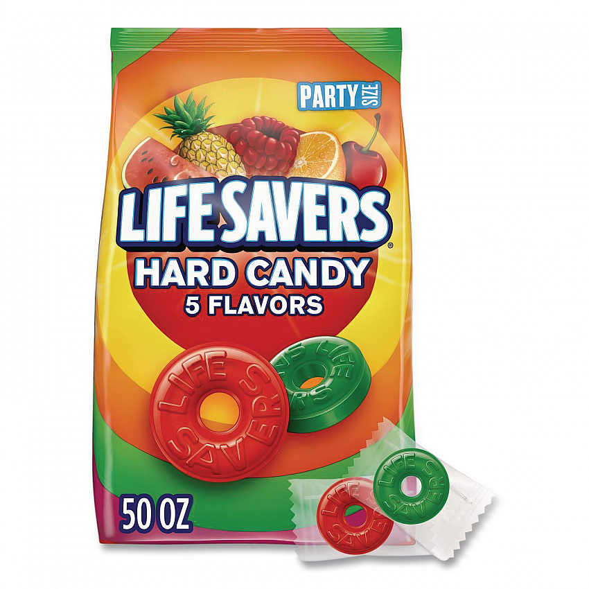 Hard Candy, Original Five Flavors, 50 oz Bag (28098)