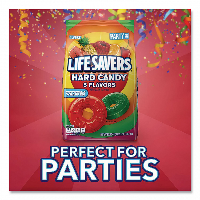 Hard Candy, Original Five Flavors, 50 oz Bag (28098)