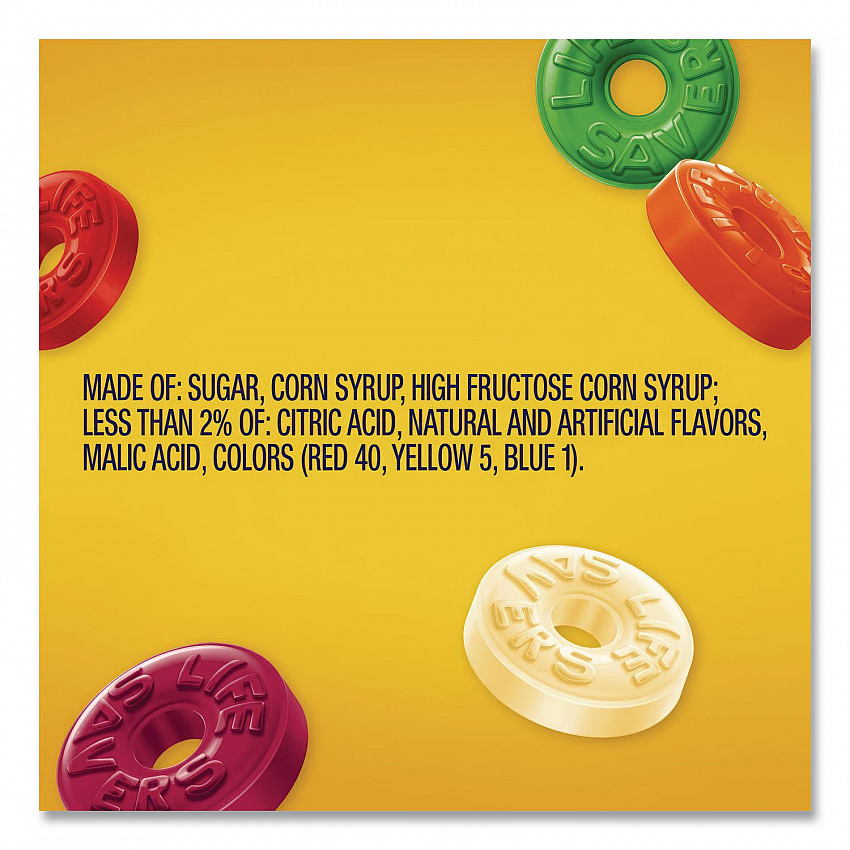 Hard Candy, Original Five Flavors, 50 oz Bag (28098)