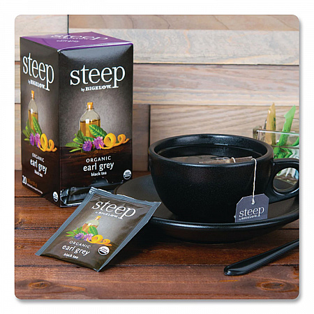 steep Tea, Earl Grey, 1.28 oz Tea Bag, 20/Box (17700)
