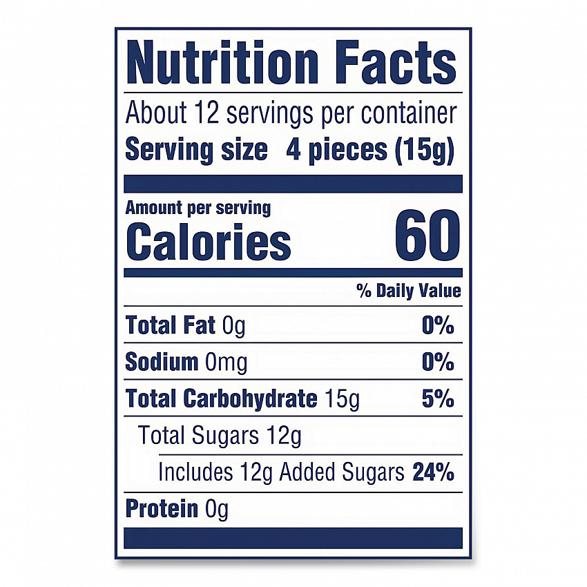 Hard Candy, Original Five Flavors, 6.25 oz Bag (88501)