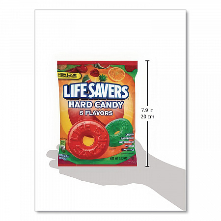 Hard Candy, Original Five Flavors, 6.25 oz Bag (88501)