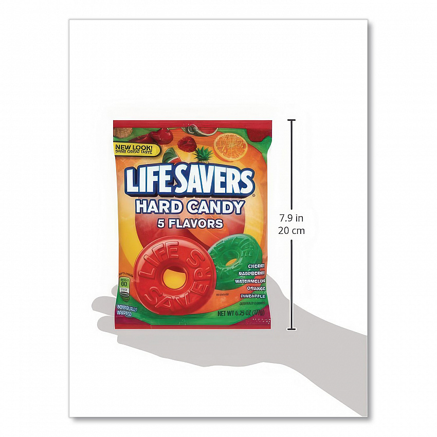 Hard Candy, Original Five Flavors, 6.25 oz Bag (88501)