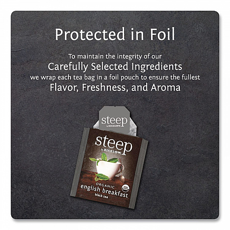 steep Tea, English Breakfast, 1.6 oz Tea Bag, 20/Box (17701)