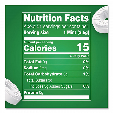 Hard Candy Mints, Wint-O-Green, Individually Wrapped, 6.25 oz Bag (88504)