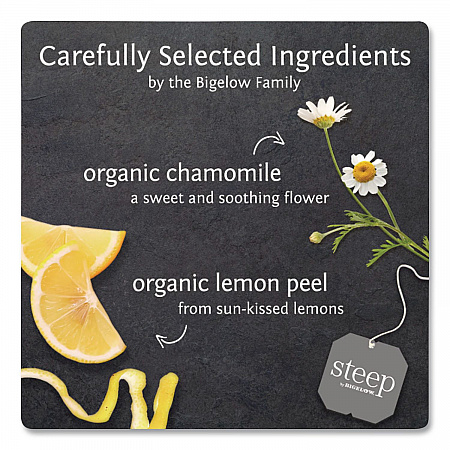 steep Tea, Chamomile Citrus Herbal, 1 oz Tea Bag, 20/Box (17707)
