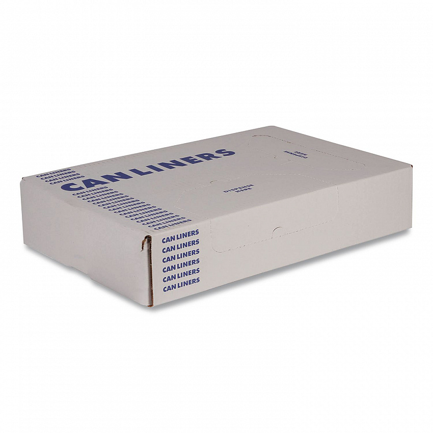 Linear Low-Density Can Liners, 45 gal, 3 mil, 40" x 48", Clear, 75/Carton (B8048ZC)