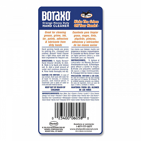 Orange Heavy Duty Hand Cleaner, Citrus Scent, 3 L, 4/Carton (06058CT)