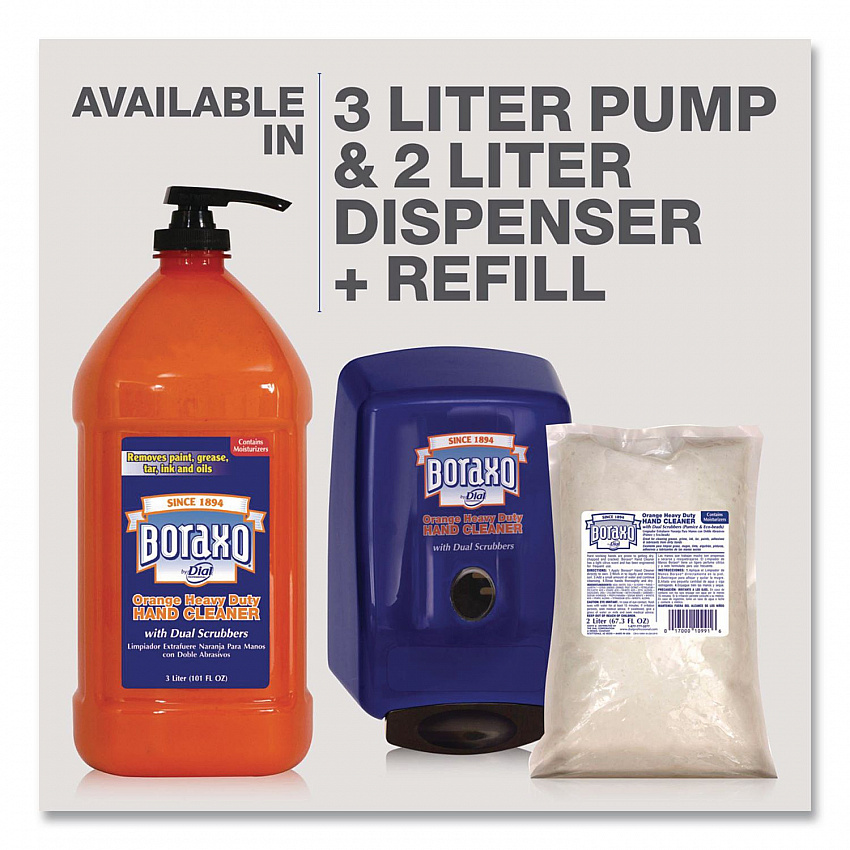 Orange Heavy Duty Hand Cleaner, Citrus Scent, 3 L, 4/Carton (06058CT)