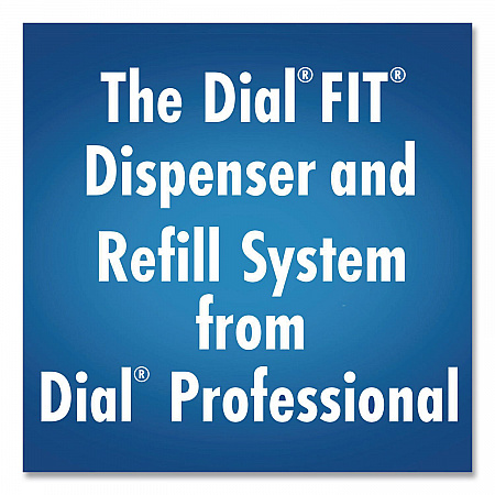 FIT Universal Manual Dispenser, 1.2 L, 4 x 5.13 x 10.5, Slate, 3/Carton (16619)