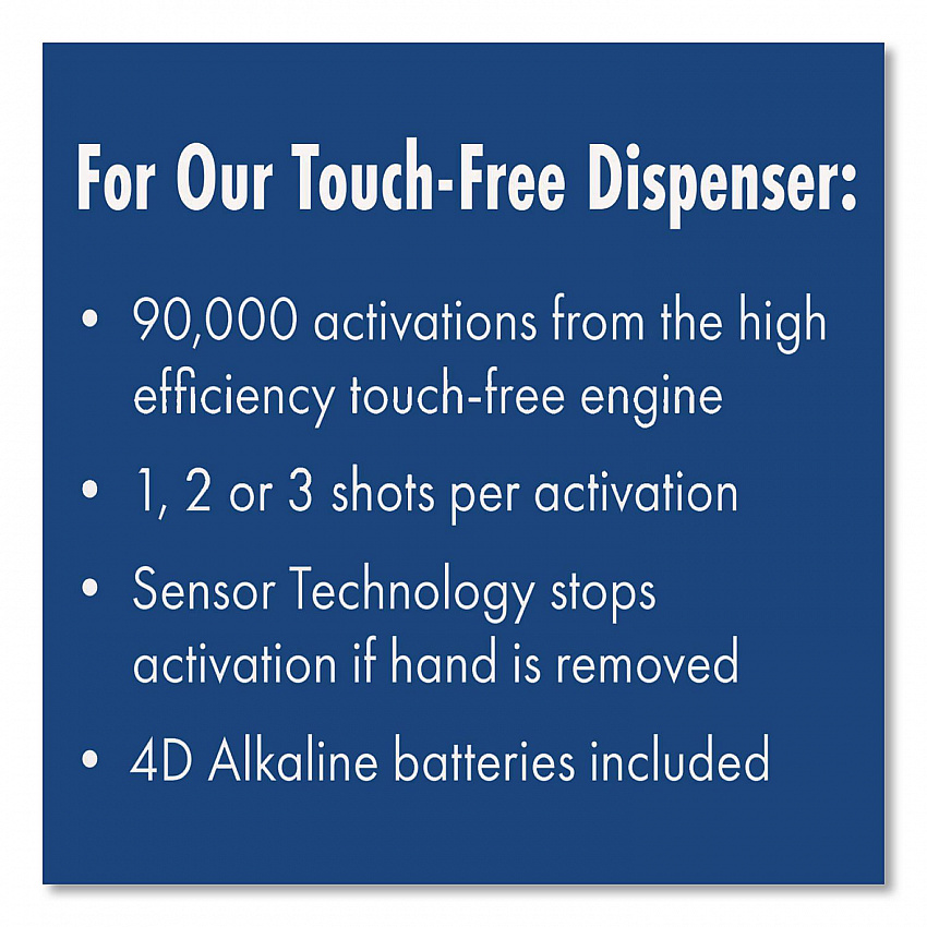 FIT Universal Touch Free Dispenser, 1 L, 4 x 5.4 x 11.2, Slate, 3/Carton (16626)