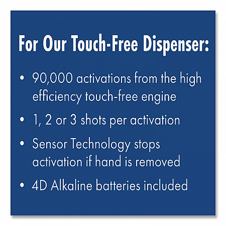 FIT Universal Touch Free Dispenser, 1 L, 4 x 5.4 x 11.2, Ivory, 3/Carton (16652)