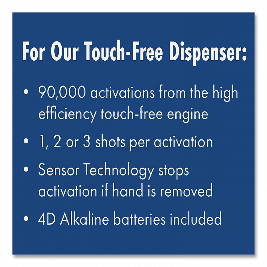 FIT Universal Touch Free Dispenser, 1 L, 4 x 5.4 x 11.2, Ivory, 3/Carton (16652)