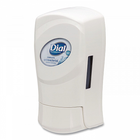 FIT Universal Manual Dispenser, 1.2 L, 4 x 5.13 x 10.5, Ivory, 3/Carton (16656)