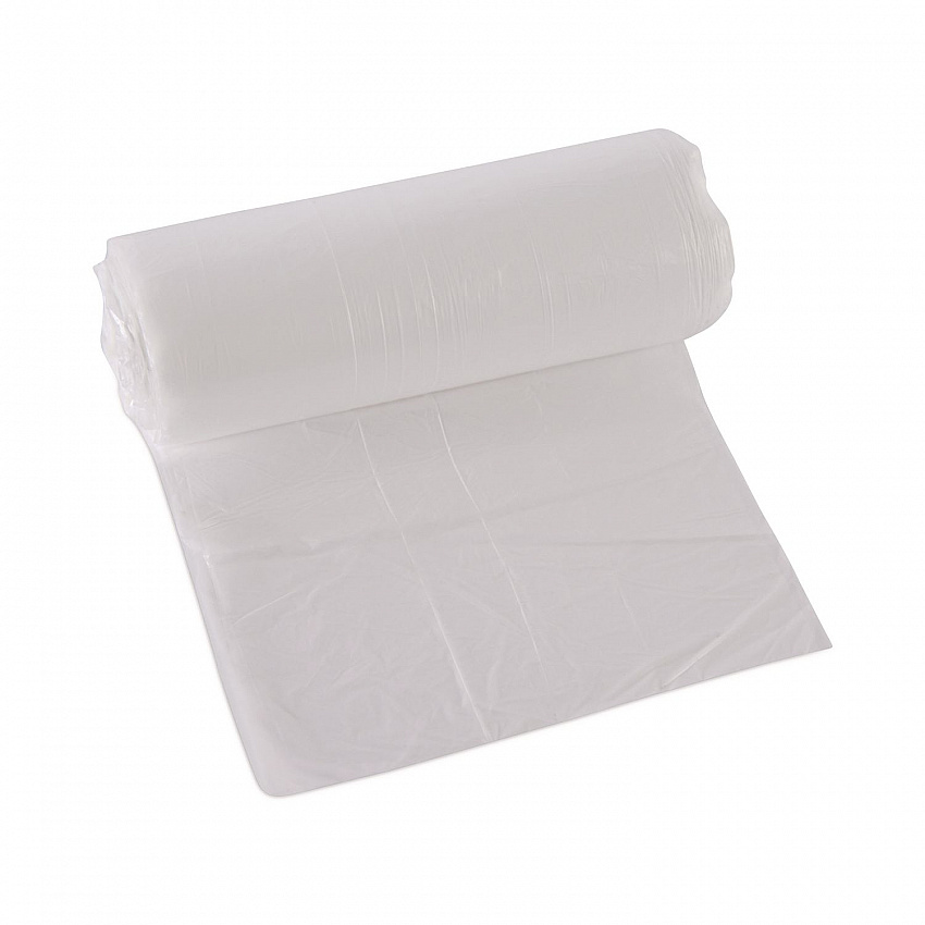 High-Density Can Liners, 30 gal, 8 mic, 30" x 36", Natural, Perforated Roll, 25 Bags/Roll, 20 Rolls/Carton (303610)