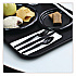 Heavyweight Wrapped Polypropylene Cutlery, Knife, Plastic, Black, 1,000/Carton (KNIHWPPBIW)