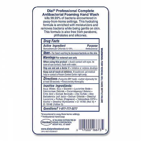 Antibacterial Foaming Hand Wash Refill for FIT Touch Free Dispenser, Original Scent, 1 L, 3/Carton (16674)