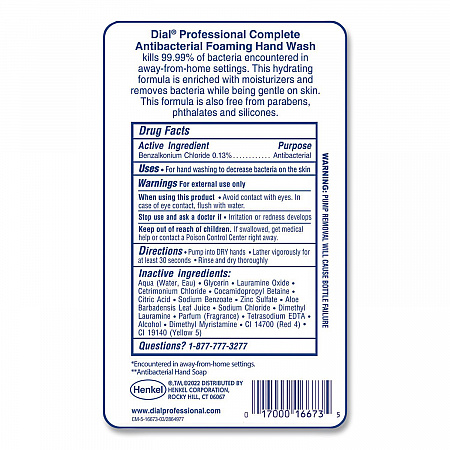 Antibacterial Foaming Hand Wash Refill for FIT Touch Free Dispenser, Original Scent, 1 L (16674EA)