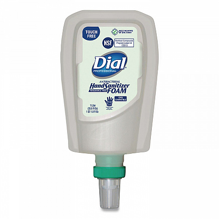 Antibacterial Foaming Hand Sanitizer Refill for FIT Touch Free Dispenser, 1 L Bottle, Fragrance-Free, 3/Carton (16694)