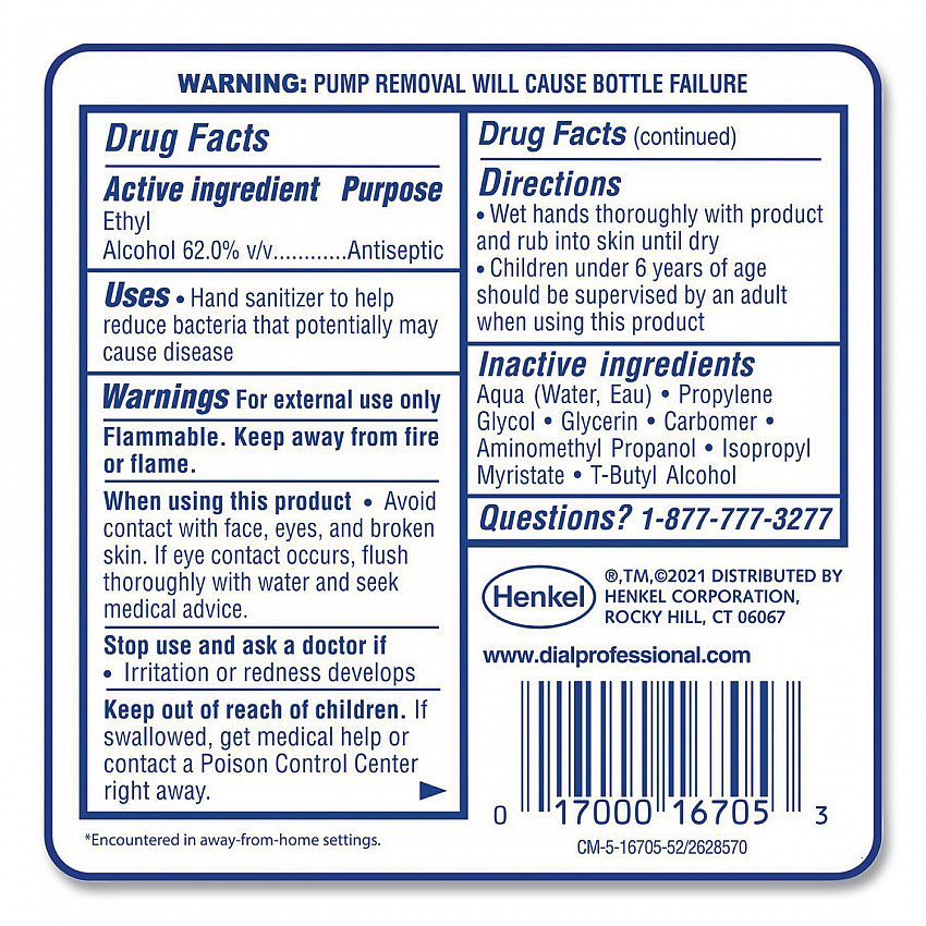Antibacterial Gel Hand Sanitizer Refill for FIT Manual Dispenser, 1.2 L, Fragrance-Free, 3/Carton (16706)