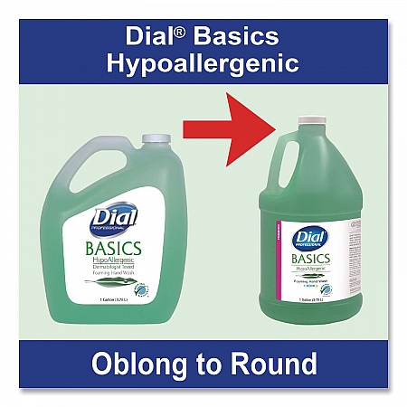 Basics Hypoallergenic Foaming Hand Soap Refill, Floral, 1 gal Refill Bottle (1700035438)