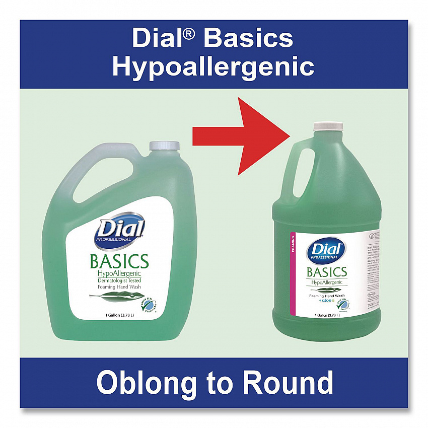 Basics Hypoallergenic Foaming Hand Soap Refill, Floral, 1 gal Refill Bottle (1700035438)