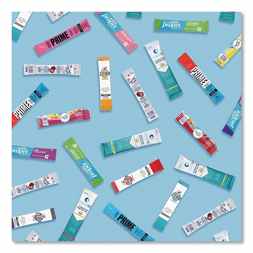 Drink Mixes Snack Box, 50 Assorted Mixes/Box (70000165)