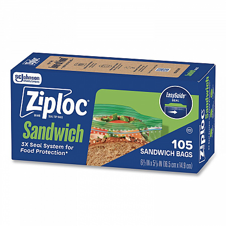 Resealable Sandwich Bags, 6.5