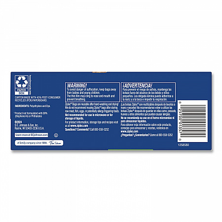 Resealable Sandwich Bags, 6.5