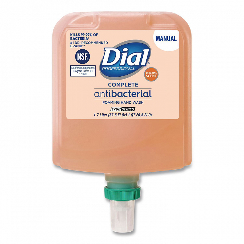 Antibacterial Foaming Hand Wash Refill for 1700 V Dispenser, Original Scent, 1.7 L, 3/Carton (19723)