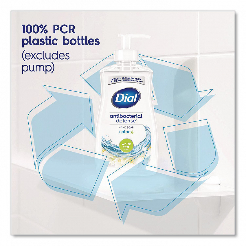 Antibacterial Liquid Hand Soap, White Tea Scent, 11 oz, 12/Carton (20940)