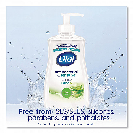 Antibacterial Liquid Hand Soap, Aloe Scent, 11 oz, 12/Carton (20946)