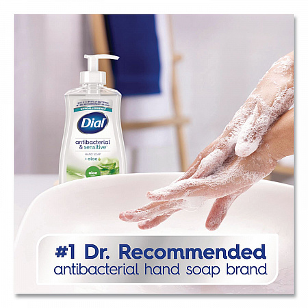 Antibacterial Liquid Hand Soap, Aloe Scent, 11 oz, 12/Carton (20946)