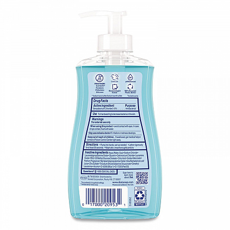 Antibacterial Liquid Hand Soap, Spring Water Scent, 11 oz, 12/Carton (20952)