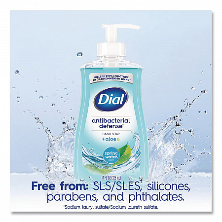 Antibacterial Liquid Hand Soap, Spring Water Scent, 11 oz, 12/Carton (20952)