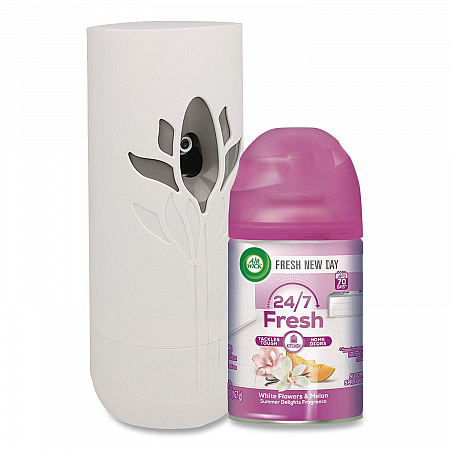 Freshmatic Ultra Automatic Sprayer Starter Kit, 5.89 oz, White Flowers and Melon Summer Delights, Asst Dispenser Color, 4/CT (88410)