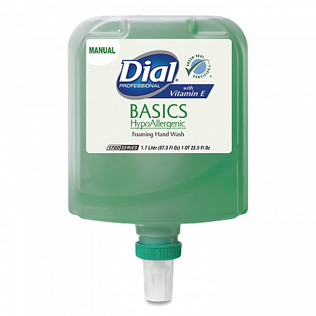 Basics Hypoallergenic Foaming Hand Wash Refill for 1700 Dispenser, with Vitamin E, Honeysuckle Scent, 1.7 L, 3/Carton (32499)