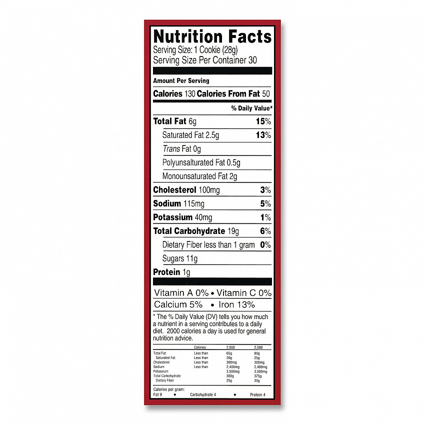Milk Chocolate Chip Cookies, 1 oz, Individually Wrapped Pack, 30/Carton (21200009)