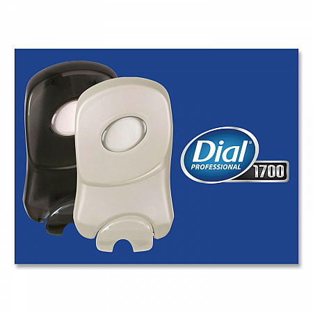 Dial 1700 Manual Dispenser, 1.7 L, 7.07 x 3.95 x 12.66, Smoke, 3/Carton (20075)