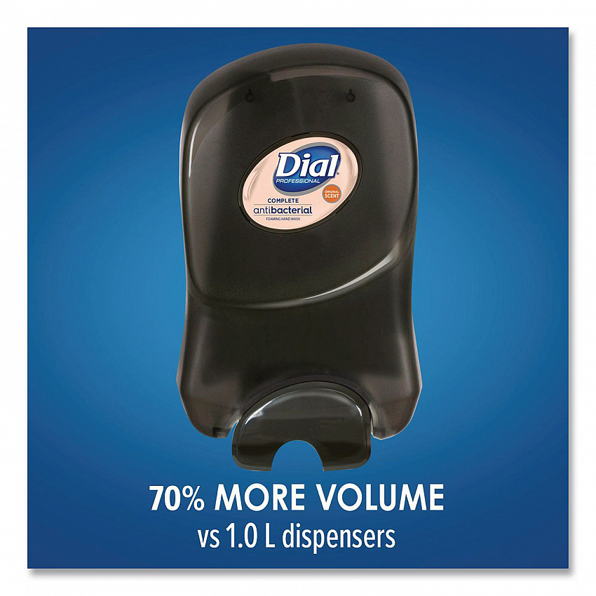 Dial 1700 Manual Dispenser, 1.7 L, 7.07 x 3.95 x 12.66, Smoke, 3/Carton (20075)