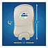 Dial 1700 Manual Dispenser, 1.7 L, 7.07 x 3.95 x 12.66, Smoke, 3/Carton (20075)