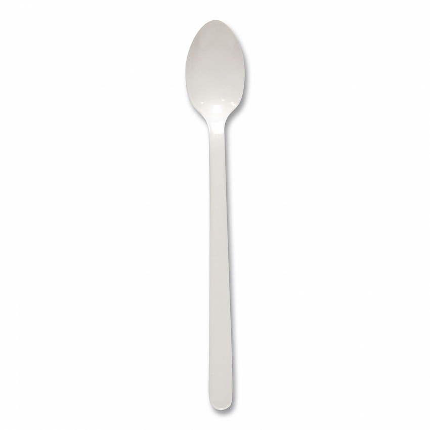 Specialty Cutlery, Soda Spoon, Plastic, White, 1,000/Carton (MSWD0007)