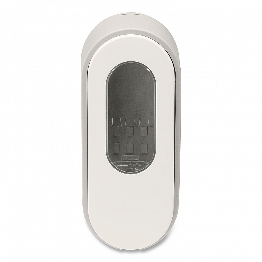 Versa Dispenser for Cartridge Refills, 15 oz, 3.75 x 3.38 x 8.75, Light Gray/White, 6/Carton (34037)