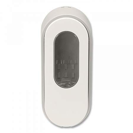 Versa Dispenser for Pouch Refills, 15 oz, 3.75 x 3.38 x 8.75, Light Gray/White, 6/Carton (34055)
