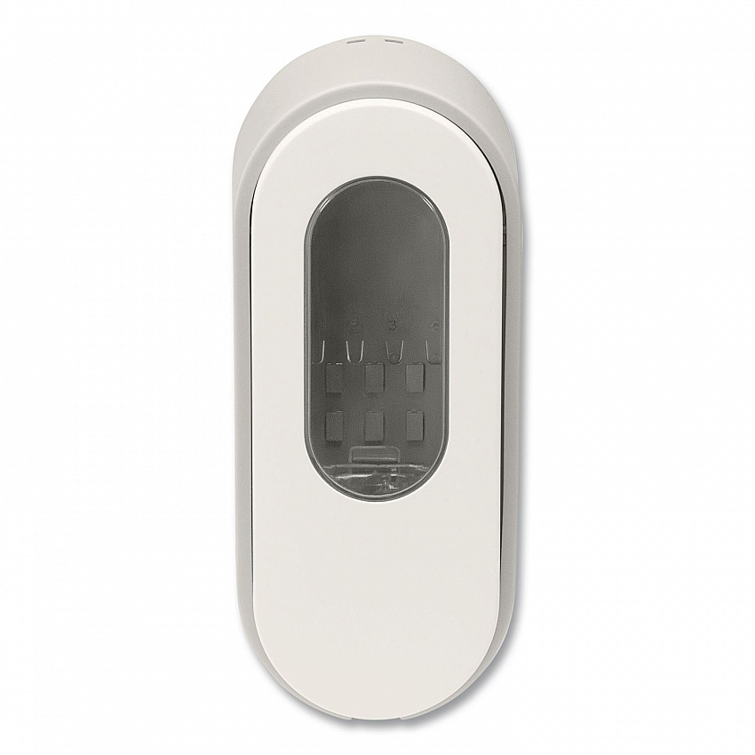 Versa Dispenser for Pouch Refills, 15 oz, 3.75 x 3.38 x 8.75, Light Gray/White, 6/Carton (34055)