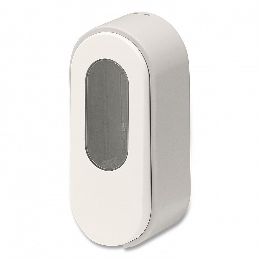 Versa Dispenser for Pouch Refills, 15 oz, 3.75 x 3.38 x 8.75, Light Gray/White, 6/Carton (34055)