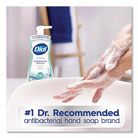 Antibacterial Foaming Hand Wash, Coconut Water Scent, 10 oz, 8/Carton (34715)