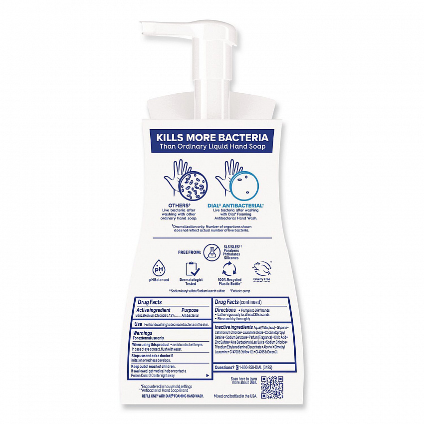 Antibacterial Foaming Hand Wash, Fresh Pear Scent, 10 oz, 8/Carton (34721)